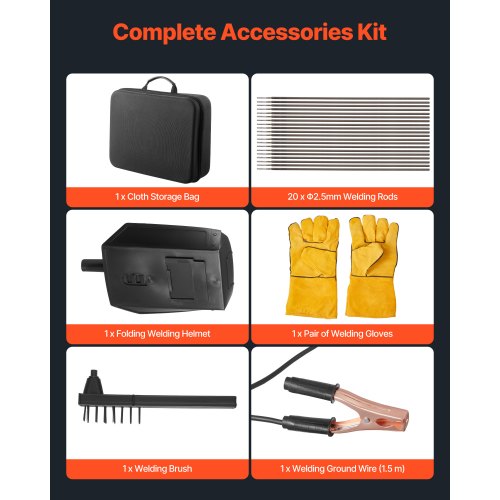 Portable Handheld Welding Machine 20140A Portable ARC Welder with 5Level