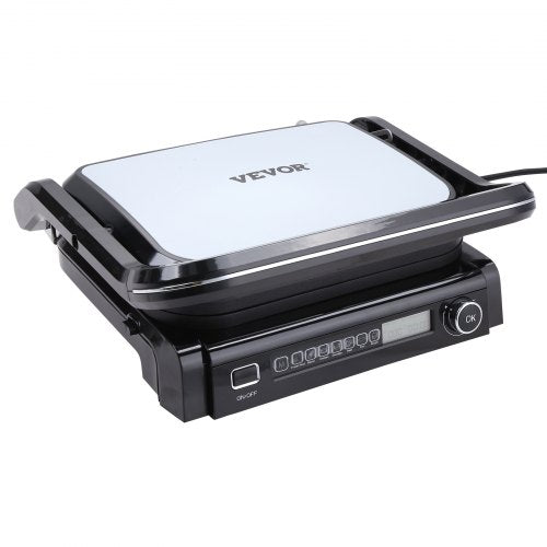 7 IN 1 Commercial Electric Griddle 144 1800W Indoor Countertop Grill
