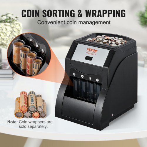 USD Coin Sorter Coin Sorter Machine for USD Coin 1 5 10 25 Sorts up to 230