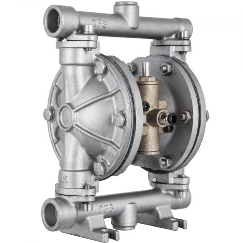 AirOperated Double Diaphragm Pump 12 in Inlet Outlet Stainless Steel