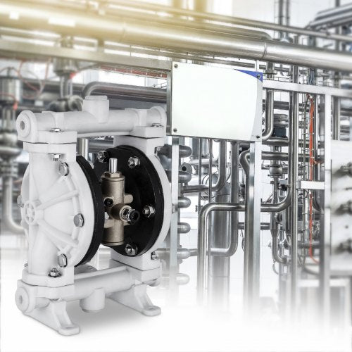 AirOperated Double Diaphragm Pump 12 in Inlet Outlet Polypropylene