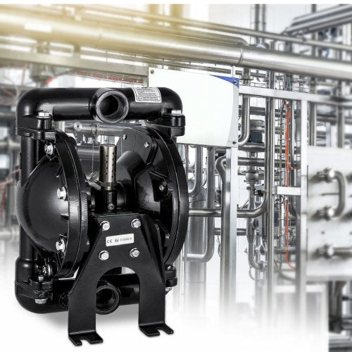AirOperated Double Diaphragm Pump 1 inch Inlet Outlet Aluminum 24 GPM Max