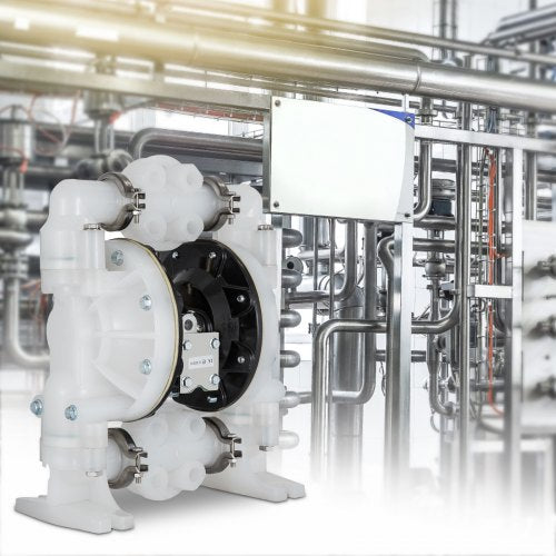 AirOperated Double Diaphragm Pump 1 inch InletOutlet 30GPM Polypropylene