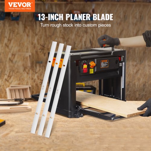 Thickness Planer Blades 13inch HSS Crafted for Durability HRC5560 Easy