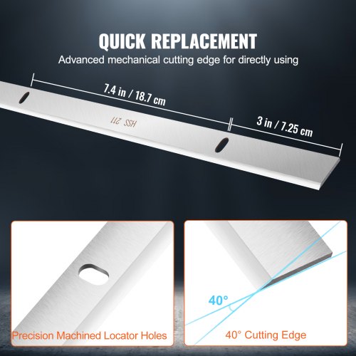 Thickness Planer Blades 13inch HSS Crafted for Durability HRC5560 Easy