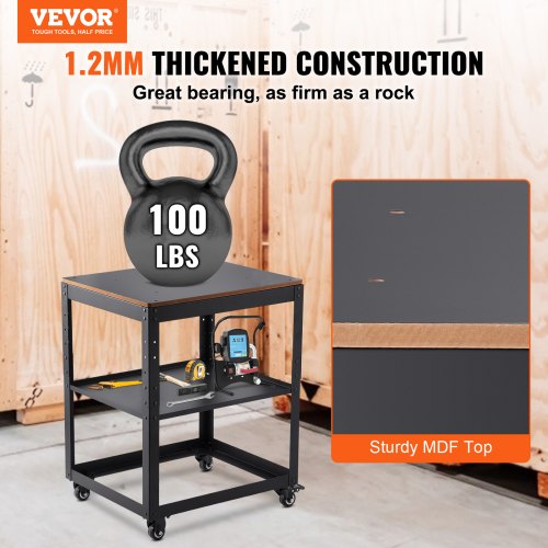 Planer Stand 100 lbs 45 kg heavy loads ThreeGear Height Adjustable