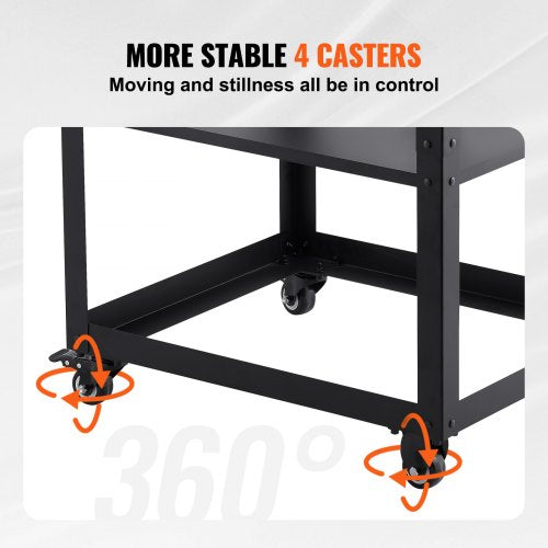Planer Stand 100 lbs 45 kg heavy loads ThreeGear Height Adjustable