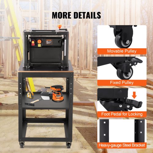 Planer Stand 100 lbs 45 kg heavy loads ThreeGear Height Adjustable