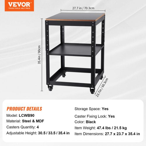 Planer Stand 100 lbs 45 kg heavy loads ThreeGear Height Adjustable