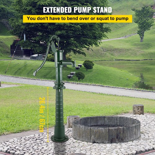 Hand Water Pump with Stand 157 x 94 x 51.6 inch Pitcher Pump 26 inch