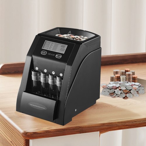 USD Coin Sorter Coin Counter Machine for 4 Kinds of USD Coins Coin Sorter