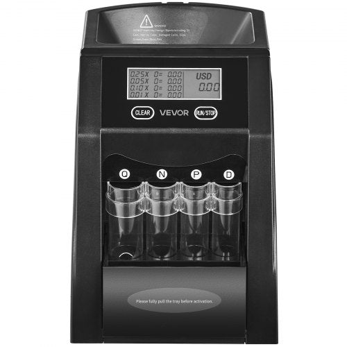 USD Coin Sorter Coin Counter Machine for 4 Kinds of USD Coins Coin Sorter