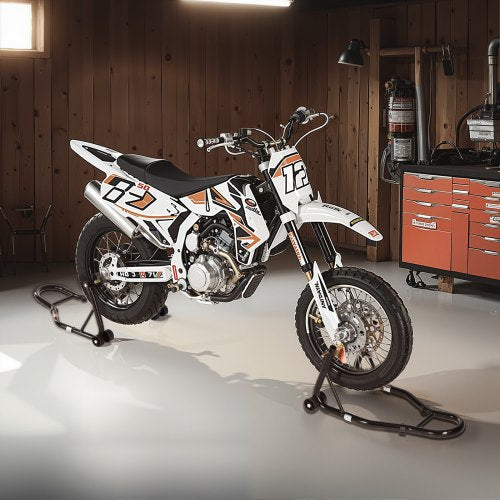 Motorcycle Stand Lift 1100lbs Capacity Front Rear Combo Stand Lift Front
