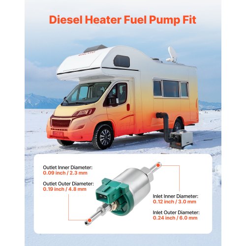 Diesel Heater Fuel Pump 12V DC Car Air Heater Diesel Fuel Dosing Pump 22ML