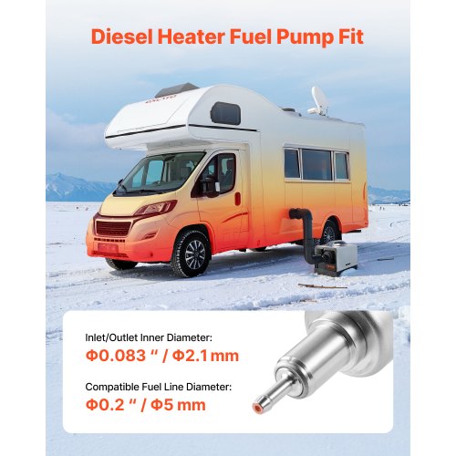 Diesel Heater Fuel Pump 1224V DC Car Air Heater Diesel Fuel Dosing Pump