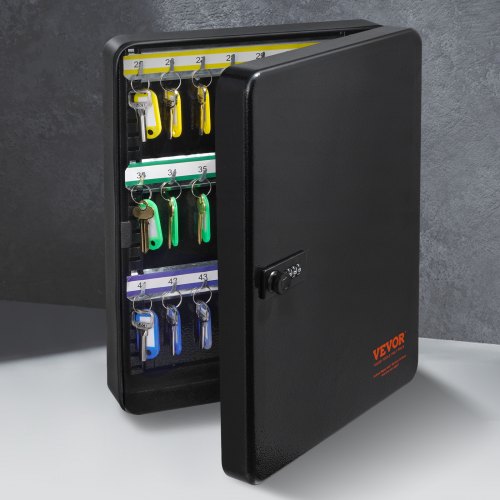48Key Cabinet Key Safe with Combination Key Lock Digital Security