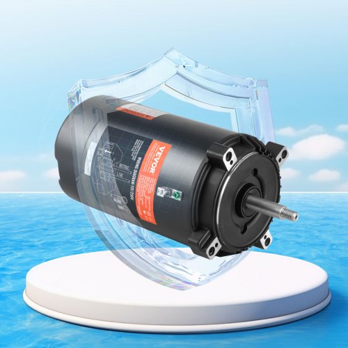 0.75 HP Pool Pump Motor 56J Frame 115V 8 Amps/230V 4 Amps 3450 RPM