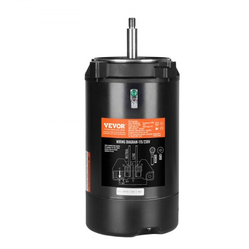 0.75 HP Pool Pump Motor 56J Frame 115V 8 Amps/230V 4 Amps 3450 RPM