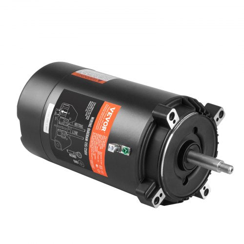0.75 HP Pool Pump Motor 56J Frame 115V 8 Amps/230V 4 Amps 3450 RPM