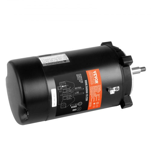 1 HP Pool Pump Motor 56J Frame 115V98 Amps230V4.9 Amps 3450 RPM