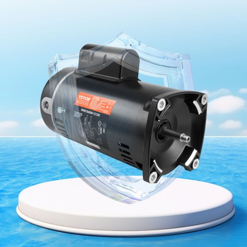 1 HP Pool Pump Motor 56Y Frame 115V 9 Amps / 230V 4.5 Amps 3450RPM 60Hz
