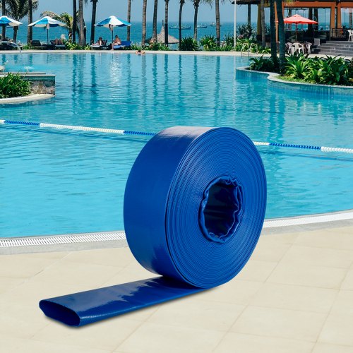 Discharge Hose 3 x 105 PVC Lay Flat Hose Heavy Duty Backwash Drain
