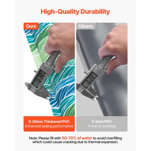 Pool Cover Water Bags 5 Packs 8 Ft Double Chamber Pool Cover Water Tubes