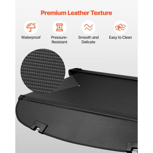 Retractable Cargo Cover Upgraded Carbon Fiber Texture Trunk Cover