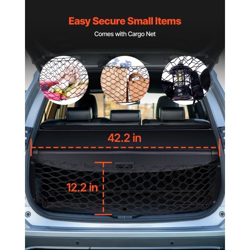 Retractable Cargo Cover Upgraded Carbon Fiber Texture Trunk Cover 1