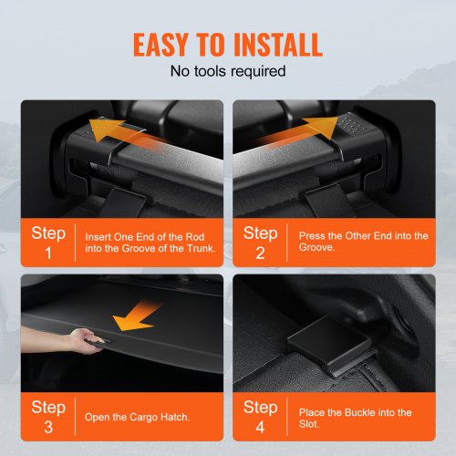 Retractable Cargo Cover for Chevrolet Waterproof Trunk Cover Security