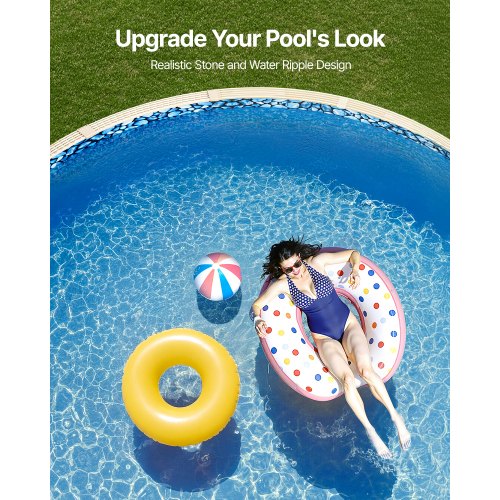 18ft Round Above Ground Pool Liner Overlap Pool Liners Standard Gauge