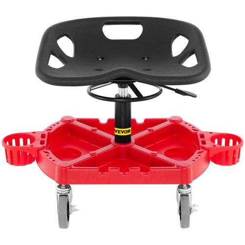 Rolling Garage Stool 300LBS Capacity Adjustable Height from 18 in to 23
