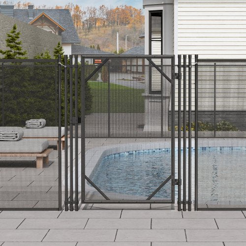 Pool Fence Gate 4 x 2.5 Ft Easy DIY Installation Inground Pool Gate Pool