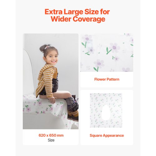 Toilet Seat Covers Disposable 4 Pack Extra Large Waterproof Potty Cover 20