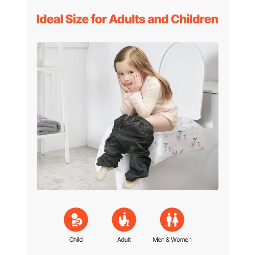 Toilet Seat Covers Disposable 4 Pack Extra Large Waterproof Potty Cover 20