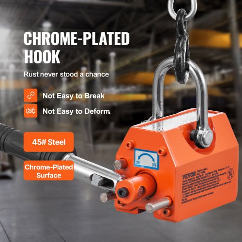 Magnetic Lifter 220 lbs100 kg Pulling Capacity 25 Safety Factor