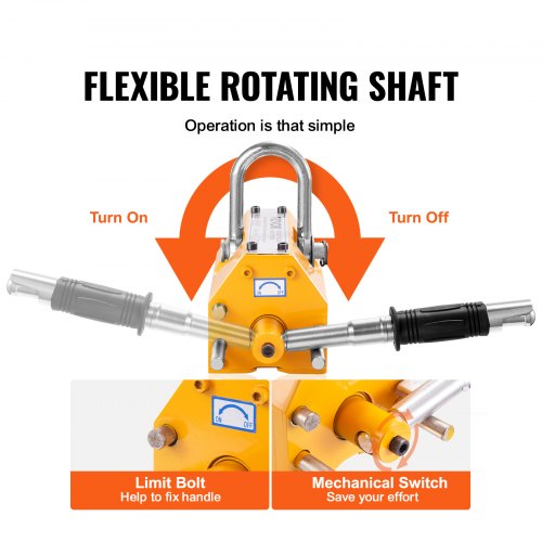 Magnetic Lifter 660 lbs300 kg Pulling Capacity 25 Safety Factor