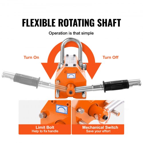 Magnetic Lifter 880 lbs400 kg Pulling Capacity 25 Safety Factor
