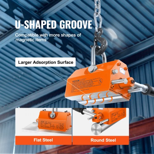 Magnetic Lifter 880 lbs400 kg Pulling Capacity 25 Safety Factor