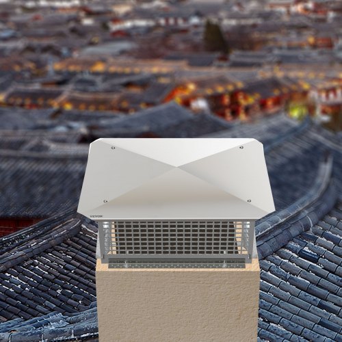 Chimney Cap 13 x 21 Flue Caps 304 Stainless Steel Fireplace Chimney