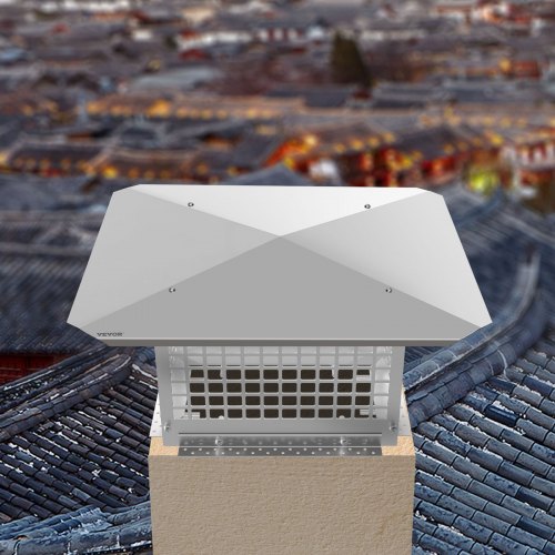 Chimney Cap 8 x 13 Flue Caps 304 Stainless Steel Fireplace Chimney