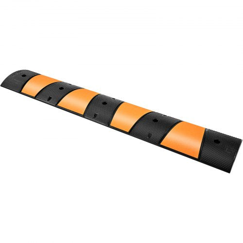 Rubber Speed Control Hump Dual Channel 2 Units 728 Length Supports Up to 22000