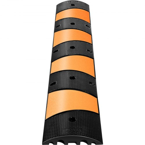 Rubber Speed Control Hump Dual Channel 2 Units 728 Length Supports Up to 22000
