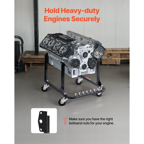 Engine Stand 750 LBS Load Capacity Engine Motor Stand HeavyDuty Steel
