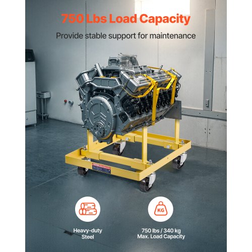 Engine Stand 750 LBS Load Capacity Engine Motor Stand with Adjustable Width