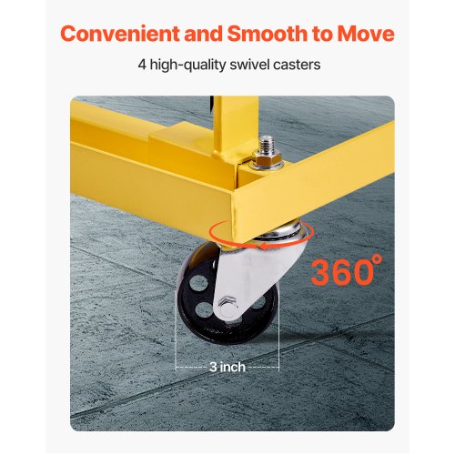 Engine Stand 750 LBS Load Capacity Engine Motor Stand with Adjustable Width