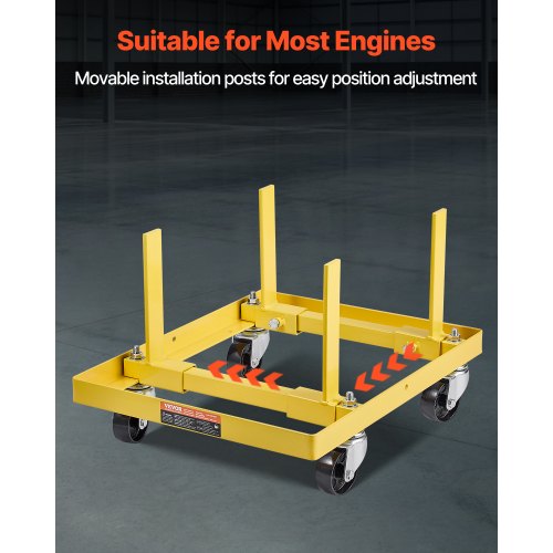 Engine Stand 750 LBS Load Capacity Engine Motor Stand with Adjustable Width