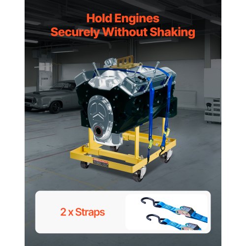 Engine Stand 750 LBS Load Capacity Engine Motor Stand with Adjustable Width