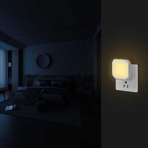 LED Night Light 2 Pack Plug in LED Night Light 0.6 W 3000k Soft White