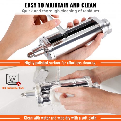 Pasta Attachment for KitchenAid Stand Mixer Stainless Steel Pasta Sheet